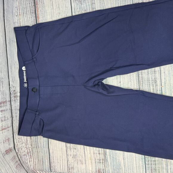 Betabrand Dress Pant Yoga Pants Navy Petite Bootcut Pants XLP - Picture 4 of 4